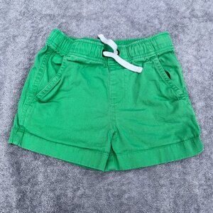 Primary green stretch chino shorts